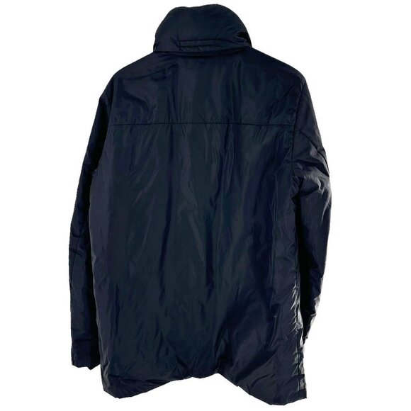 Authentic Prada Black Nylon Zip Front Light Weight Hooded Jacket Men's Size 54 - Picture 5 of 8